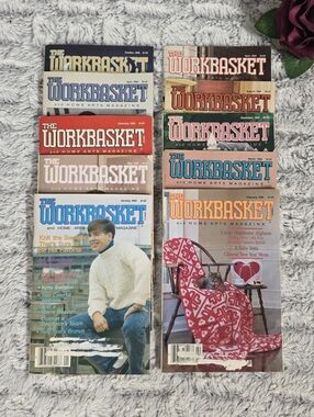 The Workbasket Vintage 80s Craft Magaines Lot of 10